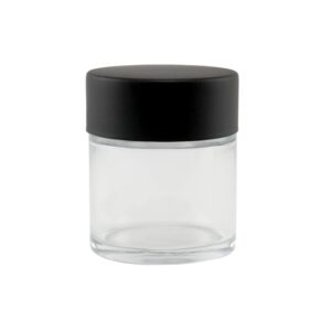 Concentrate Glass Jar w/ Cap - 1oz / 44mm - 200pc - Child Resistant