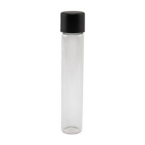 Glass Tube w/ Cap - 116mm / 22mm - 500pc - Child Resistant