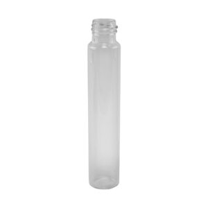 Glass Tube w/ Cap - 116mm / 22mm-12mm Neck - 500pc - Child Resistant - Matte Black